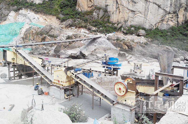 砂石加工現(xiàn)場(chǎng)--機(jī)制砂 砂石加工現(xiàn)場(chǎng)--機(jī)制砂