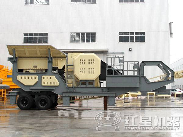 每小時產400t半移動破碎站 每小時產400t半移動破碎站