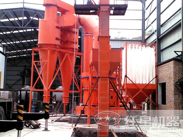 凹凸棒石磨粉工藝現場 凹凸棒石磨粉工藝現場