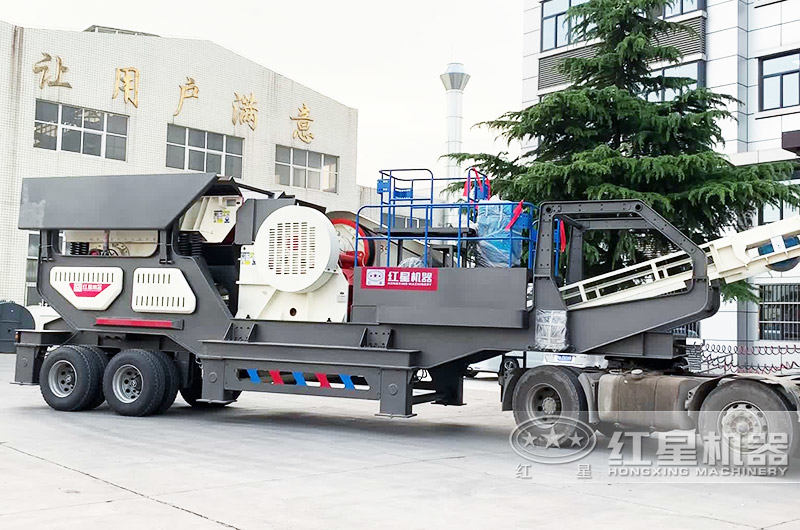 移動碎石子機:配顎破機 移動碎石子機:配顎破機