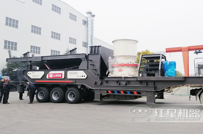 時產(chǎn)30-300噸流動式磕石子機:圓錐破碎機 時產(chǎn)30-300噸流動式磕石子機:圓錐破碎機