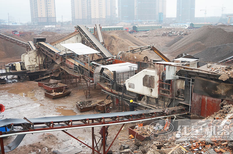 廢棄混凝土碎砂現場 廢棄混凝土碎砂現場