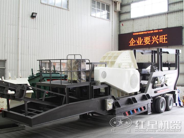 機載錘式碎石機，一次成型，減少成本40%