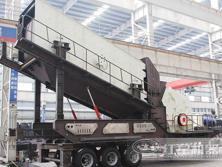 可移動混凝土粉碎機(jī)：配反擊破