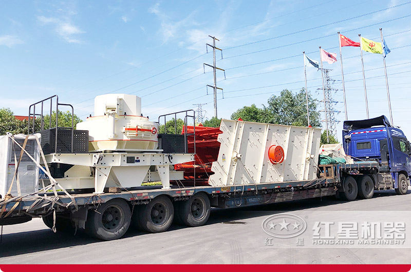 整套機制砂生產線設備發貨現場 整套機制砂生產線設備發貨現場