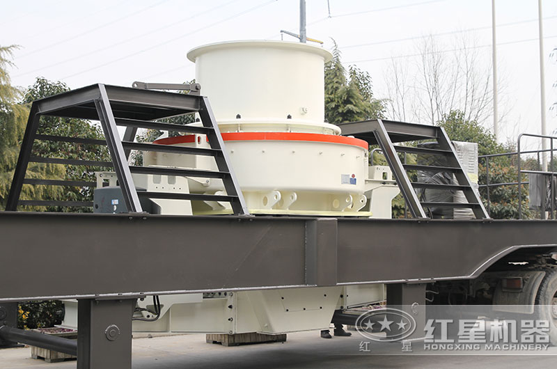 時產100噸移動制砂機、配置HVI制砂機