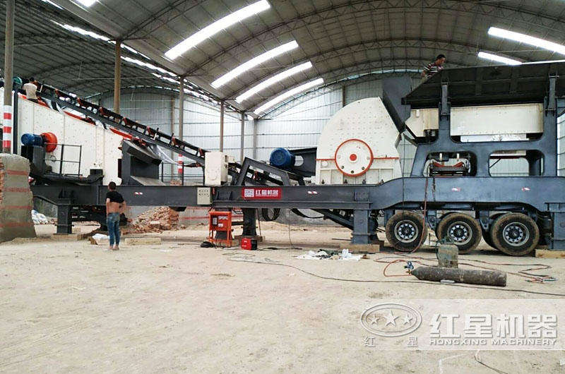 河北室內(nèi)環(huán)保型全自動(dòng)流動(dòng)碎石打沙機(jī)生產(chǎn)線現(xiàn)場 河北室內(nèi)環(huán)保型全自動(dòng)流動(dòng)碎石打沙機(jī)生產(chǎn)線現(xiàn)場