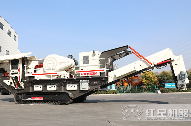 移動履帶一體式破碎機設備實拍圖 移動履帶一體式破碎機設備實拍圖