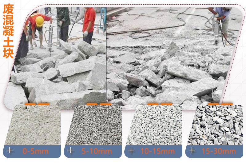 混凝土廢料處理后成品 混凝土廢料處理后成品