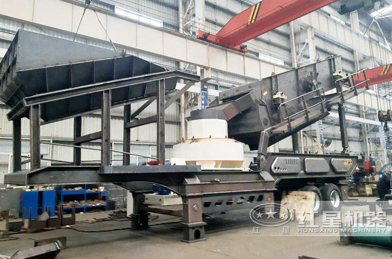 沖擊式時產50噸移動制砂機器 沖擊式時產50噸移動制砂機器