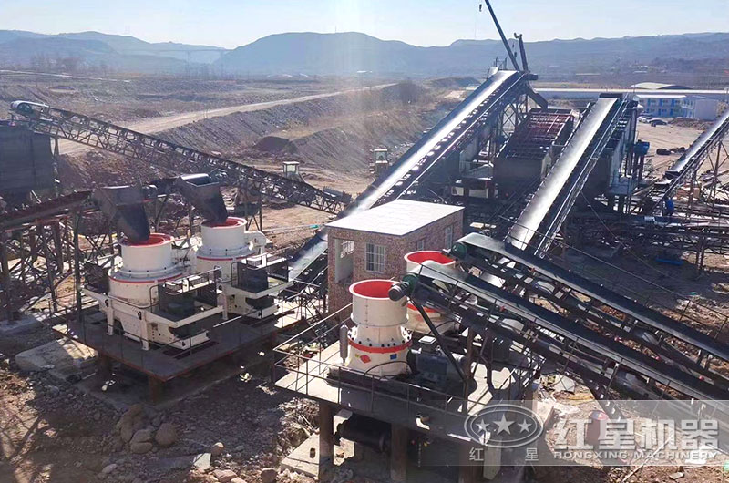 大型圓錐破碎機生產現場圖片 大型圓錐破碎機生產現場圖片