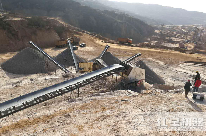 石灰石生產線現場圖片 石灰石生產線現場圖片