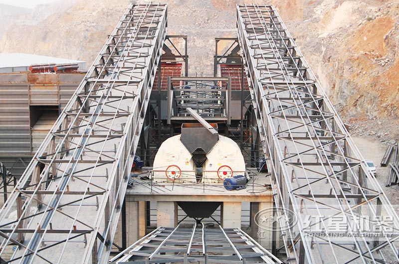 單段式破碎工藝現場 單段式破碎工藝現場