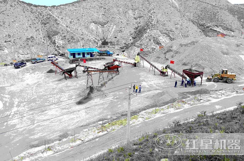 機制砂生產現場 機制砂生產現場