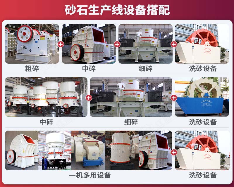 砂石生產線設備搭配 砂石生產線設備搭配