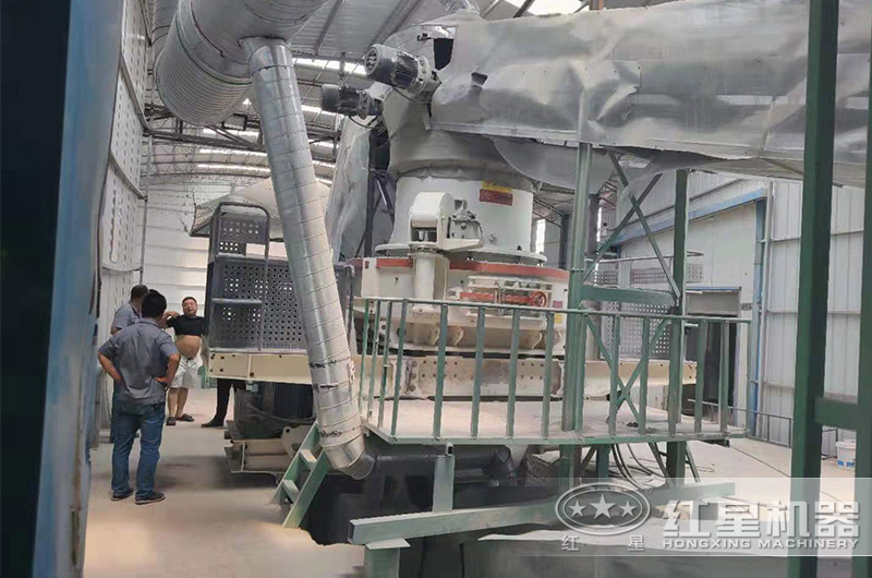 環保型制砂機室內作業現場 環保型制砂機室內作業現場