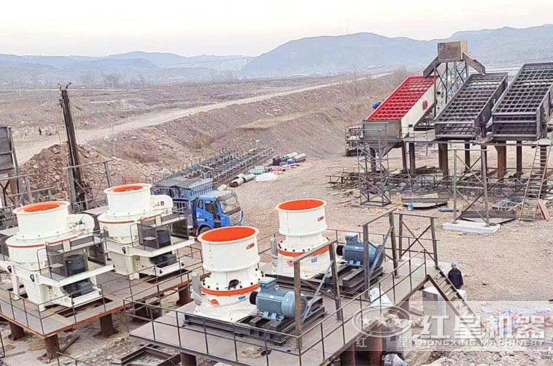 一期砂石廠建設(shè)進(jìn)度實拍 一期砂石廠建設(shè)進(jìn)度實拍